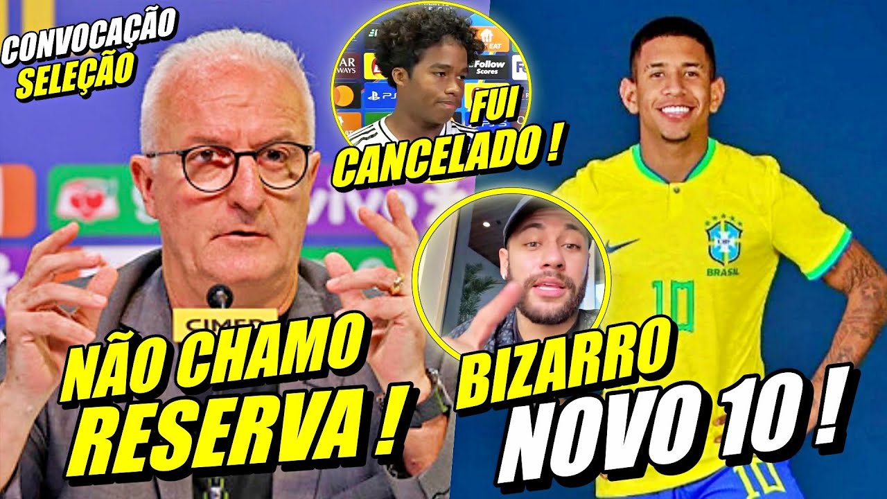 BRASIL CHOCADO ! CONVOCAÇÃO DA SELEÇÃO TEM NOVO 10 ! NEYMAR E ENDRICK FORA ! NOVIDADES