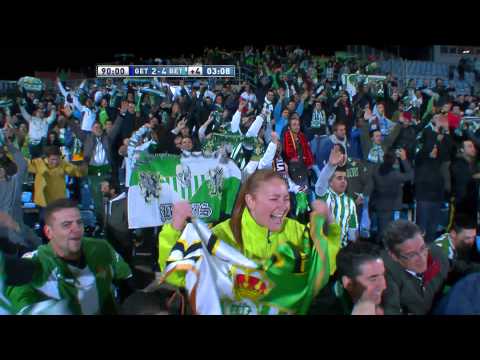 La Liga | Gol de Salva Sevilla (2-4) en el Getafe CF - Real Betis | 05-11-2012 | J10