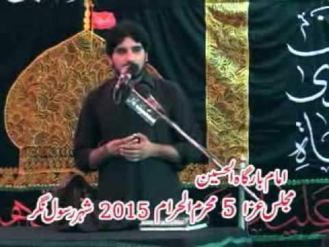 5 Muharram 2015 (1437) Zakir Imran Haider Kazmi Rasul Nagar