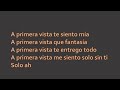 Sin Bandera - A Primera Vista (Karaoke)