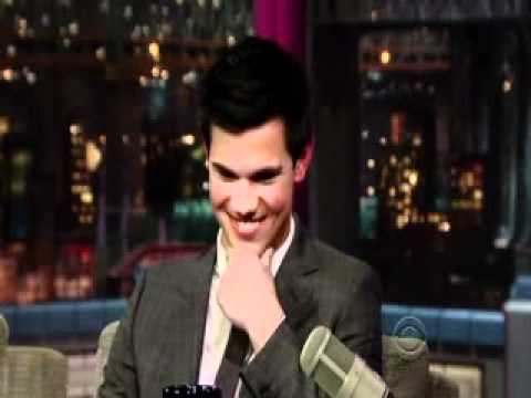 Taylor Lautner On David Letterman (01/07/2010) - x