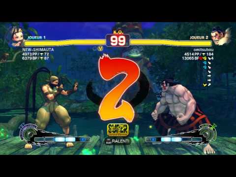 SSF4-AE: NEW-SHIMAUTA [Ibuki] vs omitsubou [Honda]