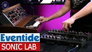 Moog Model D Through Four Eventide Pedals