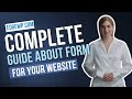 How to setup WordPress forms for your website - Complete Guide
