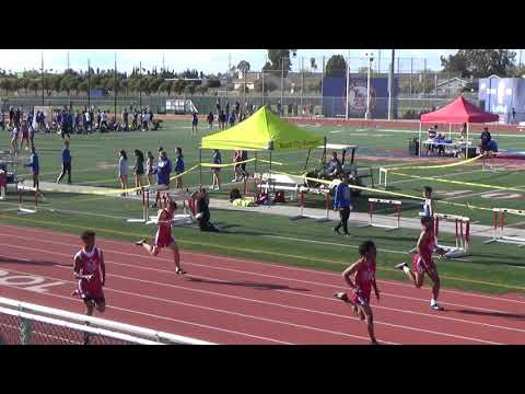 FSB 100m Heat 3 vs Fountain Valley on 3-27-19