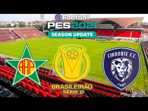PORTUGUESA-RJ X CIANORTE - BRASILEIRÃO SÉRIE D - 7ª RODADA 28/05/22 [PES 2021]