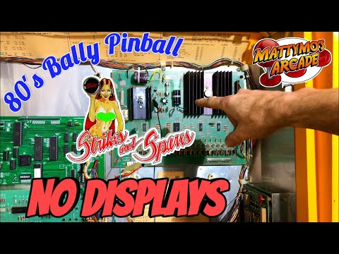 Bally Pinball, Driver Board Repair, No Displays,