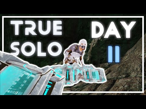 TRUE SOLO IN ARK | Day 2 | Starting On Official 1x With Nothing |