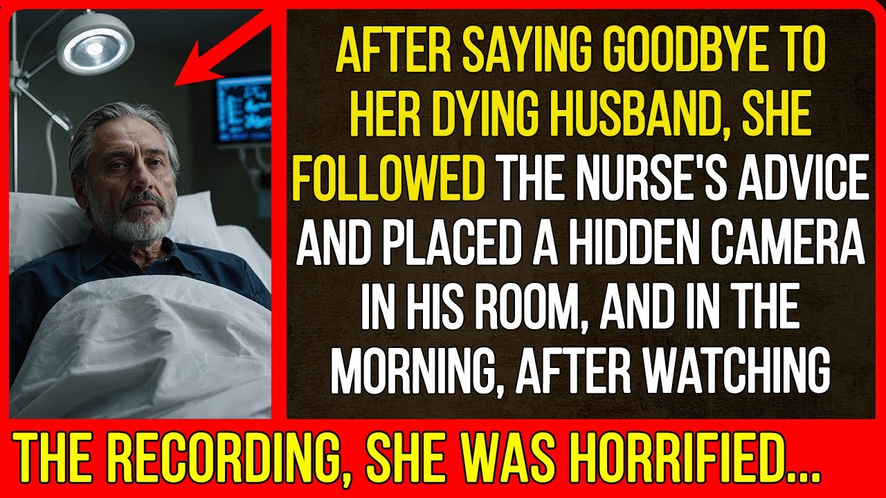 The woman placed a hidden camera in her husband's room, and after watching the recording, she saw...