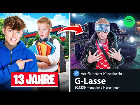 Kleinen Cousin zum GANGSTER RAPPER gemacht! 💸(in 48h)