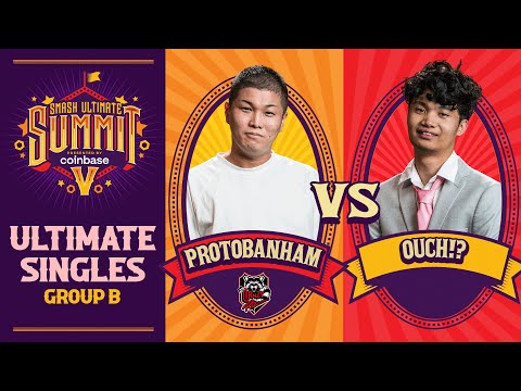 ProtoBanham vs Ouch!? - Group D Ultimate Summit 5 - SSBU Singles | Lucina, Min Min vs Wolf