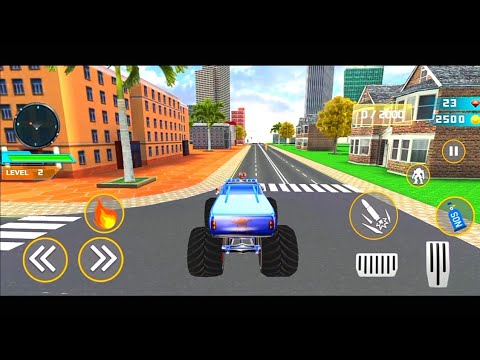 Space Robot Transport Games - Lion Robot Car Game - Android Gameplay