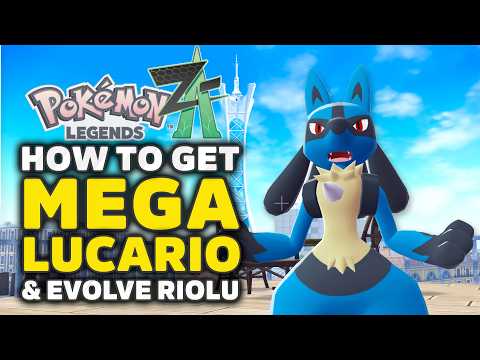 Pokemon Legends Z-A - How To Catch Lucario, Riolu & Mega Lucario Early | Lucario Location Guide