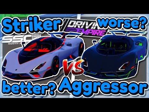 SSC Striker Vs Aggressor Which one is BETTER!?? | Driving Empire - Roblox
