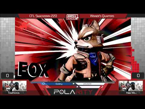 CFL Smackdown Ultimate 220 - Temptation (Fox) vs KingWill (Sonic, Chrom) - Winners Quarters