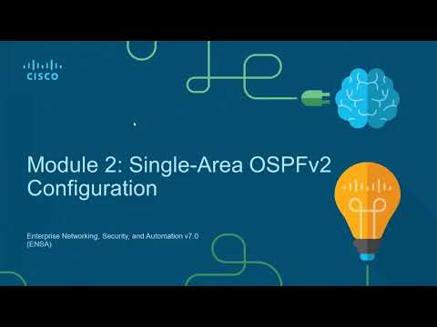 Базовая настройка OSPFv2.