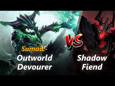 How to Outworld Devourer mid vs Shadow Fiend (feat. SumaiL-) | First 10 minutes
