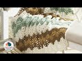 Easy Crochet Mountain Mist Wave Blanket Pattern