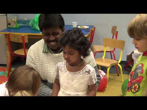 Sai spandana's 3rd Bday Cake Cutting - Gdansk, Poland