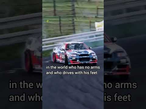 Driver with no arms but he is still a professional driver 🛻