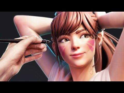Digital Sculpting is Magic! Modeling D.Va (Overwatch) in Blender