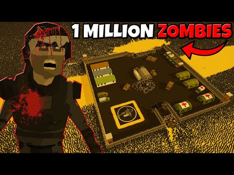 1 Million ZOMBIES Siege MILITARY BASE! - SwarmZ: Battle Simulator