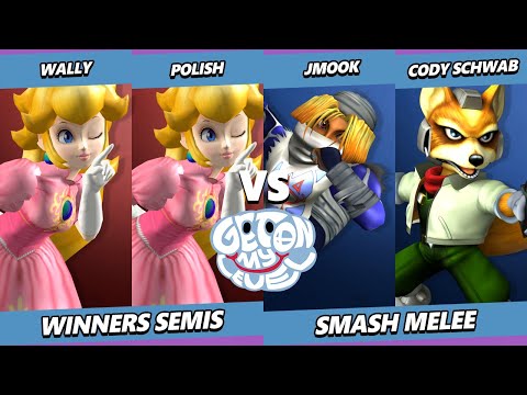 GOML 2023 Top 8 - Wally & Polish Vs. Jmook & Cody Schwab - Smash Melee - SSBM