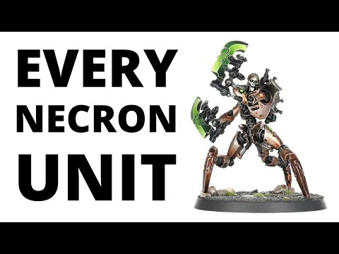 How to Field EVERY Codex Necrons Unit - Wargear, Support and Battle Plan