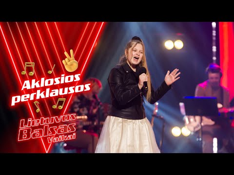 Aurėja Anužytė - I knew you were trouble | Aklosios perklausos | Lietuvos Balsas. Vaikai S3