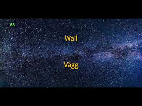 English:Swedish Home Related Words Learn Swedish While You Sleep!