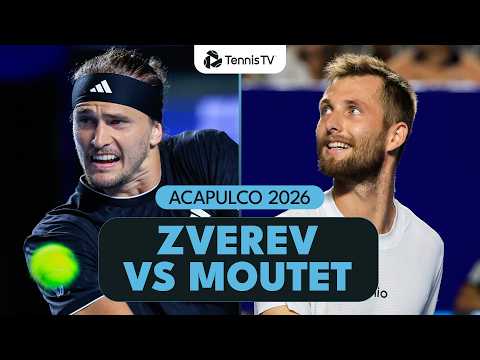 Alexander Zverev vs Corentin Moutet | Acapulco 2026 Match Highlights