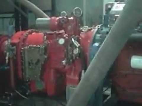 Teste em Dinamômetro: Motor Detroit 16V-92 acoplado a Transmissão Allison DP-9000