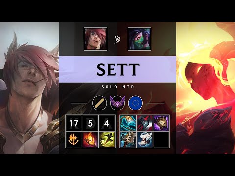 Sett Mid vs Akali - EUW Master Patch 25.08