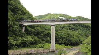 SL大樹「土津」　往路試運転　川治湯元付近にて