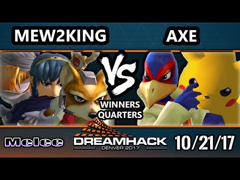 DHDEN17 Melee - FOX MVG | Mew2King (Sheik, Marth, Fox) Vs. Tempo | Axe (Pika, Falco) - SSBM WQF