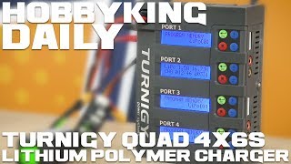 Turnigy Quad 4x6S Литий-полимерное зарядное устройство только 400 Вт постоянного тока