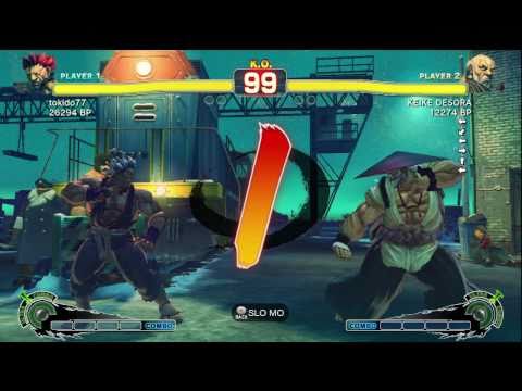 Tokido [Akuma] vs KEIKE DESORA [Gouken] SSF4 Japanese Online Ranked Matches - TRUE-HD