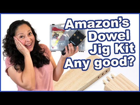 DOWEL JIG from Amazon Review  + Tutorial - Milescraft Dowel Jig Kit