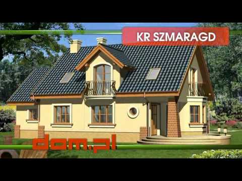 Projekty domów z poddaszem - KR Szmaragd