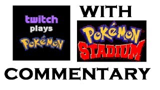 Twitch Plays Pokemon - Elite Four + Rival Fight with Pokemon Stadium Commentator