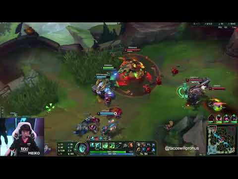 Meiko Thresh POV vs COLD Nautilus ~ EDG vs OMG ~ LPL Spring 2022 ~ Game 2