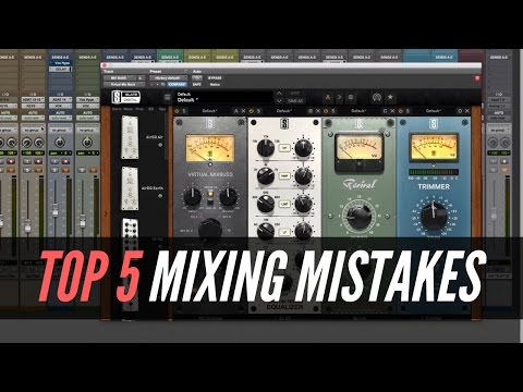 Top 5 Mixing Mistakes In The Home Studio - TheRecordingRevolution.com