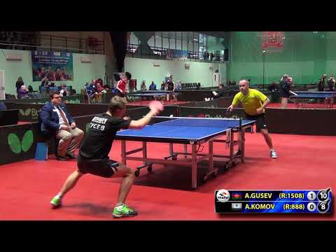 2.ГУСЕВ - КОМОВ #RUSSIAN #Championships #tabletennis #настольныйтеннис