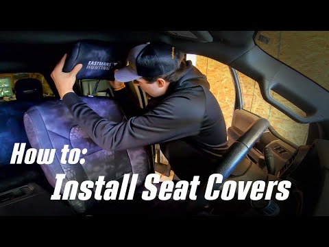 Seat Cover Installation and Review from Kryptek - Protect your truck!