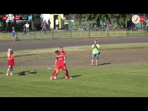 Tur Bielsk Podlaski - Widzew Łódź 0:1 - Bramka Kacpra Falona
