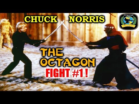 CHUCK NORRIS: The Octagon - Fight #1 Remastered HD.