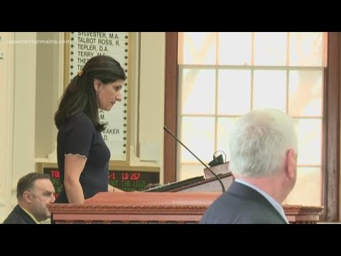 薩拉-吉迪恩宣佈競選參議員科林斯。 (Sara Gideon announces run against Sen. Collins)