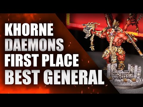 Khorne Daemons Win 1st Place Best General