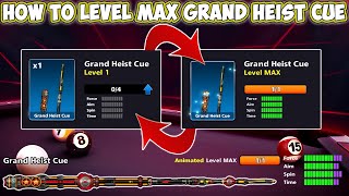 LEVEL 1 to LEVEL MAX of Grand Heist Animated Cue - 8 BALL POOL -  Gaming With K