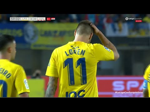Gol de Loren Moron en el UD Las Palmas 3 CD Lugo 0 | Audio: Sergio Ferra | J27 22-23